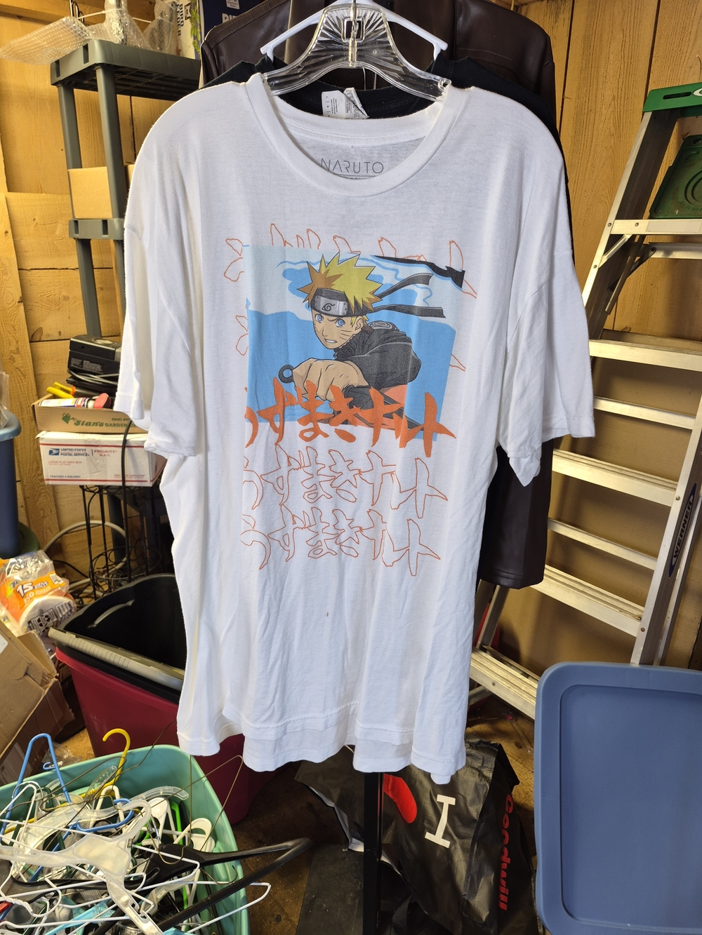 Naruto Graphic Short Sleeve Tee - White Bin 67